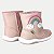 BOTA KIDY CANO CURTO SOFT ROSA  FEMININA INFANTIL - Imagem 4