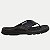 CHINELO PEGADA DEDO CASUAL TIRAS DE COURO PRETO MASCULINO - Imagem 2