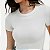BLUSA HERING MC MALHA CANELADA BRANCA FEMININA - Imagem 3