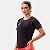 BLUSA MAR E FLOR MC FITNESS POLIAMIDA COM TULE FEMININA - Imagem 1