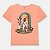BLUSA LUNENDER MAIS MULHER  MC T-SHIRT SILKADA SALMÃO FEMININO - Imagem 3