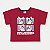 BLUSA ALAKAZOO MC T-SHIRT ALGODÃO SILKADA VERMELHO FEMININA - Imagem 1