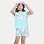 PIJAMA ALAKAZOO SHORT E BLUSA MC MALHA AZUL PASTEL FEMININO - Imagem 1