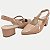 SAPATO MODARE SALTO MÉDIO CHANEL NUDE FEMININO - Imagem 4