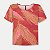 BLUSA LUNENDER MANGA CURTA VISCOSE ESTAMPADA FEMININA - Imagem 1