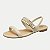 SANDALIA MISSISSIPI RASTEIRA OFF WHITE FEMININA - Imagem 1