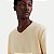 CAMISETA HERING MANGA CURTA COMFORT GOLA V WORD AMERELA MASCULINO ADULTO - Imagem 3