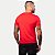 CAMISETA SALLO MANGA CURTA SLIM MISTA VERMELHA LISA MASCULINO ADULTO - Imagem 2