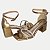 SANDALIA MISSISSIPI SALTO ALTO ACTIVE BRONZE FEMININA ADULTO - Imagem 4