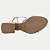 SANDALIA VIA SCARPA SALTO ALTO ACTIVE BEGE FEMININA ADULTO - Imagem 3