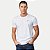 CAMISETA PACO MANGA CURTA SLIM BRANCO ALGODÃO COM ELASTANO MASCULINO ADULTO - Imagem 1