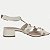 SANDALIA VIA SCARPA OFF WHITE SALTO MEDIO ACTIVE FEMININA ADULTO - Imagem 2