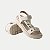SANDALIA PICCADILLY PAPETE COM VELCRO OFFWHITE FEMININA ADULTO - Imagem 3