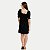 VESTIDO LUNENDER HITS MAGA CURTA VISCOSE ESTAMPADO PRETO FEMININO INFANTIL - Imagem 2