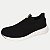 TÊNIS MODARE CASUAL  IATE KNIT PRETO FEMININO - Imagem 1