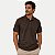 POLO WAYNA MC COMFORT LISA COM BOLSO MISTA MARROM MASCULINA ADULTO - Imagem 1