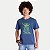 CAMISETA RANDA MUNDU MC COMFORT ALGODÃO SILKADA AZUL MASCULINA INFANTIL - Imagem 1