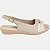SANDALIA PICCADILLY ANABELA BAIXA COMFORT NUDE FEMININA - Imagem 2