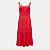 VESTIDO LUNENDER REGATA LINHO MIDI VERMELHO FEMININO ADULTO - Imagem 3