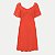 VESTIDO LUNENDER MC VISCOSE LISO VERMELHO FEMININO ADULTO - Imagem 1