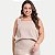 BLUSA LUNENDER REGATA MAIS MULHER LINHO BEGE FEMININA ADULTO - Imagem 1