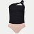 BLUSA LUNENDER NULA MANGA BODY MALHA PRETO FEMININA ADULTO - Imagem 1