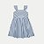VESTIDO ALAKAZOO REGATA ALGODÃO LISTRADO  FEMININO INFANTIL - Imagem 1