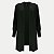 CASACO LUNENDER LUREX SOBRETUDO PRETO FEMININO ADULTO - Imagem 1