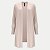 CASACO LUNENDER LUREX SOBRETUDO OFF WHITE FEMININO ADULTO - Imagem 3