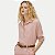 CAMISETE HERING ML COMFORT VISCOSE ROSA FEMININA ADULTO - Imagem 1