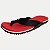 CHINELO KENNER DEDO NK6 PRO TIRA VERMELHO E PRETO MASCULINO ADULTO - Imagem 1