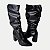 BOTA DAKOTA CANO LONGO  SALTO ALTO PRETO FEMININA ADULTO - Imagem 4
