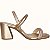 SANDALIA DAKOTA SALTO ALTO ACTIVE OURO ROSE FEMININA ADULTO - Imagem 2
