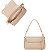 BOLSA RAFITTHY 2 TIPOS DE ALÇA SINTETICO TAUPE FEMININA ADULTO - Imagem 2