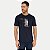 CAMISETA SALLO MANGA CURTA AZUL MARINHO SLIM MISTA SILKADA MASCULINA ADULTO - Imagem 1