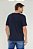 CAMISETA SALLO MANGA CURTA AZUL MARINHO SLIM MISTA SILKADA MASCULINA ADULTO - Imagem 3