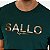 CAMISETA SALLO MANGA CURTA VERDE SLIM MISTA SILKADA MASCULINA ADULTO - Imagem 2