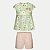 CONJUNTO DE VERÃO ALAKAZOO SHORT COM BLUSA MANGA CURTA MALHA FEMININO INFANTIL - Imagem 2
