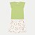 CONJUNTO DE VERÃO ALAKAZOO SHORT SAIA COM BLUSA MANGA CURTA MALHA FEMININO INFANTIL - Imagem 1