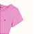 BLUSA HERINGKIDS MANGA CURTA TSHIRT ROSA ALGODÃO LISA FEMININA INFANTIL - Imagem 2