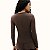 BLUSA HERING MANGA LONGA MALHA MARROM FEMININA ADULTO - Imagem 2