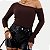 BLUSA AT SP CANELADA MANGA LONGA COM RECORTE NO OMBRO FEMININA ADULTO(CORES SORTIDAS) 289867-P - Imagem 1