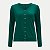 CASACO LUNENDER MALHA CANELADA CARDIGAN VERDE FEMININO ADULTO - Imagem 1