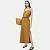 VESTIDO HERING REGATA CARAMELO DE ALGODÃO COM VISCOSE FEMININO ADULTO - Imagem 1