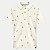 POLO ALAKAZOO MANGA CURTA COMFORT MALHA ESTAMPADA OFFWHITE MASCULINO INFANTIL - Imagem 1