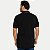 POLO ALEATORY MANGA CURTA COMFORT PIQUET PRETA MASCULINO ADULTO - Imagem 2