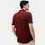 POLO HERING MANGA CURTA COMFORT MALHA LISTRADA VERMELHO MASCULINO ADULTO - Imagem 2