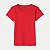 BLUSA HERINGKIDS MANGA CURTA TSHIRT ALGODÃO LISA VERMELHO FEMININA INFANTIL - Imagem 1