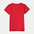 BLUSA HERINGKIDS MANGA CURTA TSHIRT ALGODÃO LISA VERMELHO FEMININA INFANTIL - Imagem 2