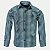 CAMISA ALFA MANGA LONGA COMFORT ALGODÃO XADREZ VERDE MASCULINO INFANTIL - Imagem 1